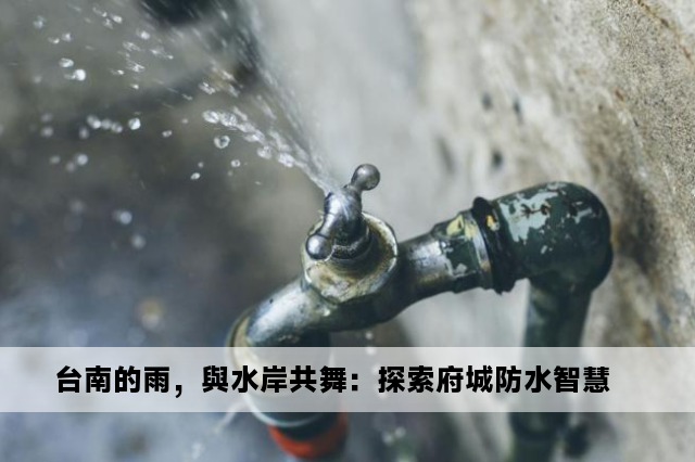 台南的雨，與水岸共舞：探索府城防水智慧